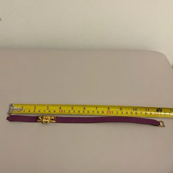 Authentic Hermes Rivale double tour leather bracelet - Picture 7 of 8